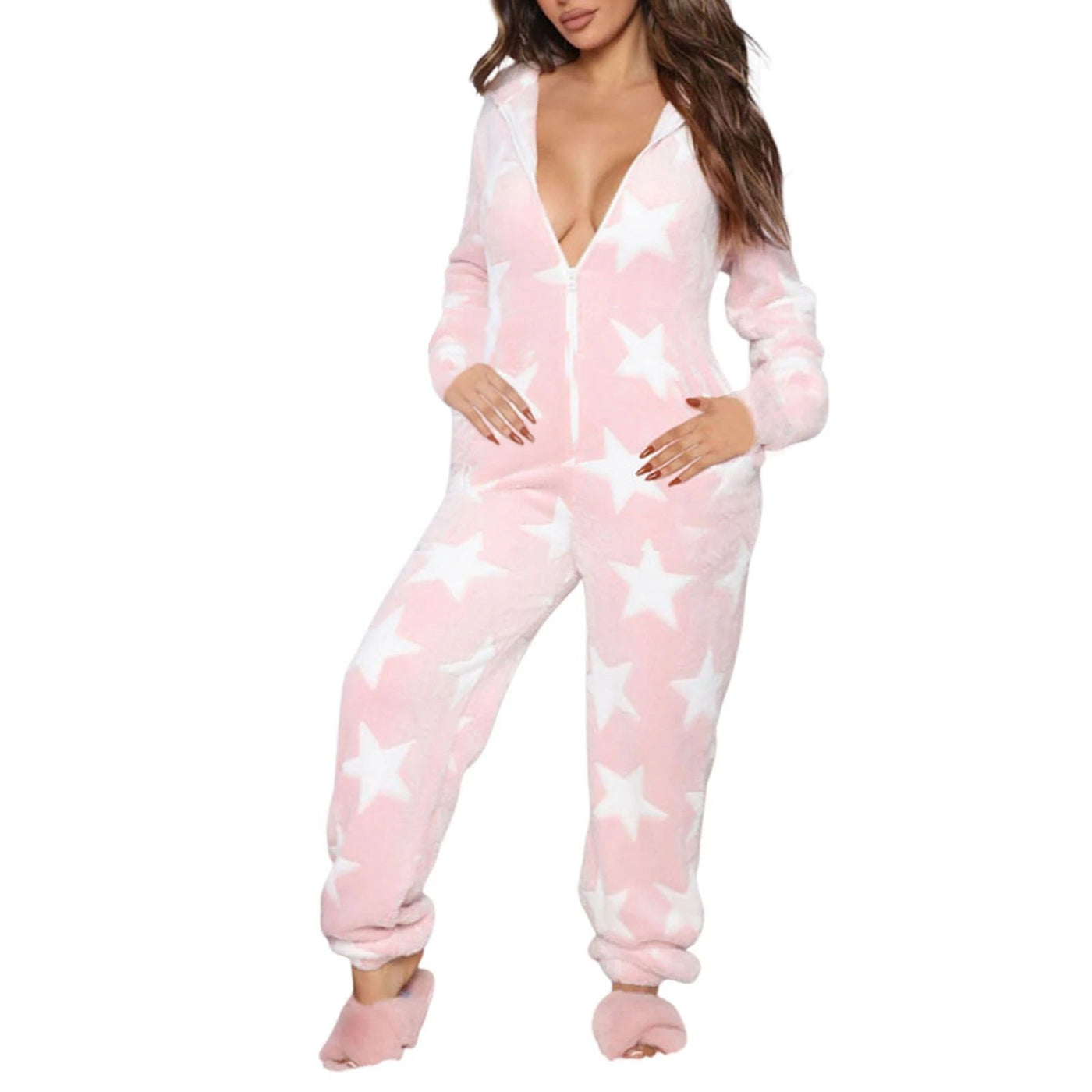 Pamela | Kerst Jumpsuit van fleece