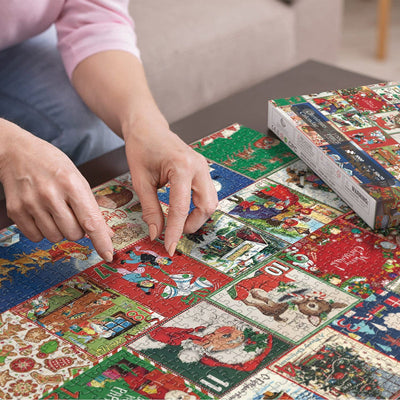 Kerst advent | kalender puzzel 1000 stukjes