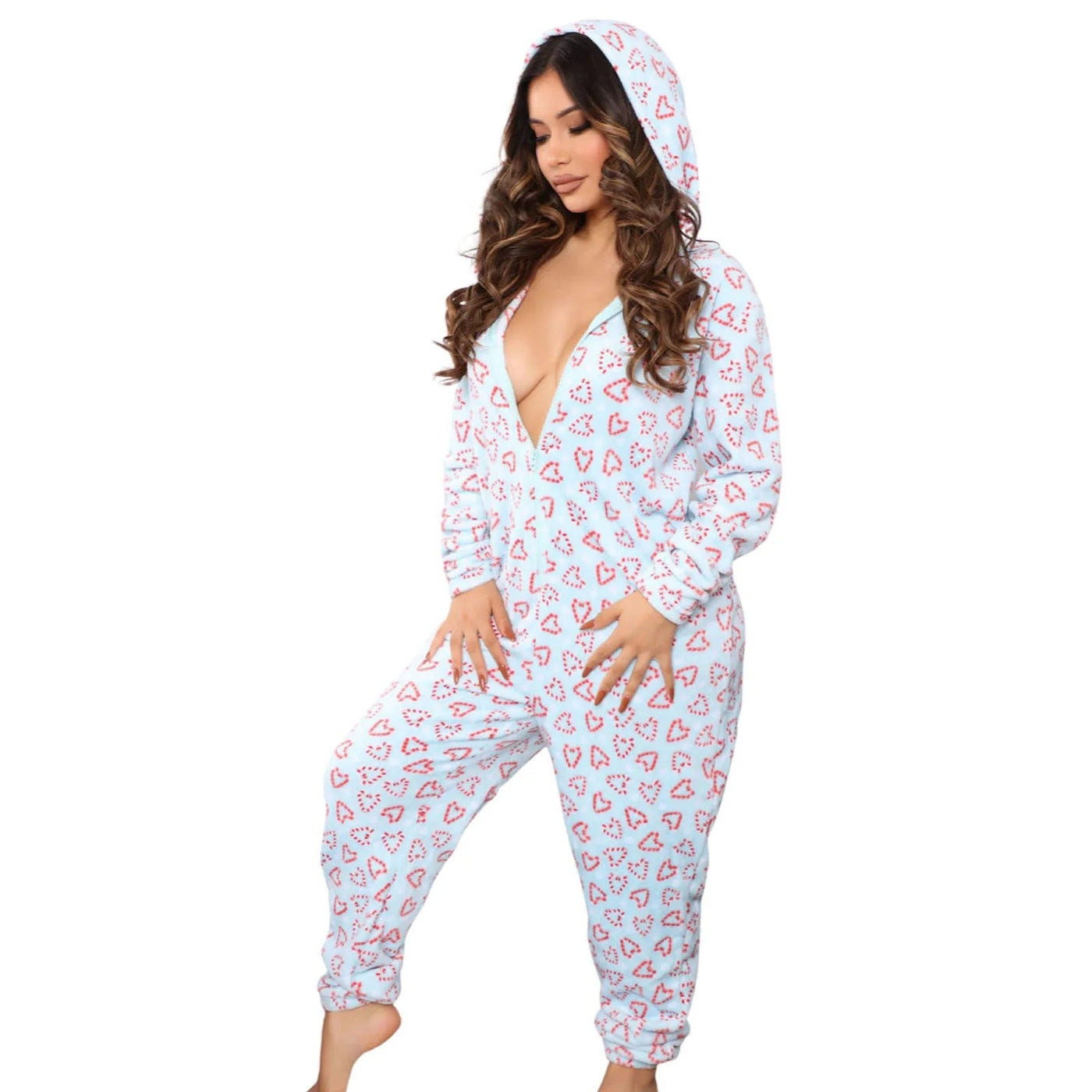 Pamela | Kerst Jumpsuit van fleece