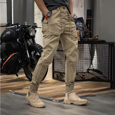 Rasmus | Stretchy cargo broek