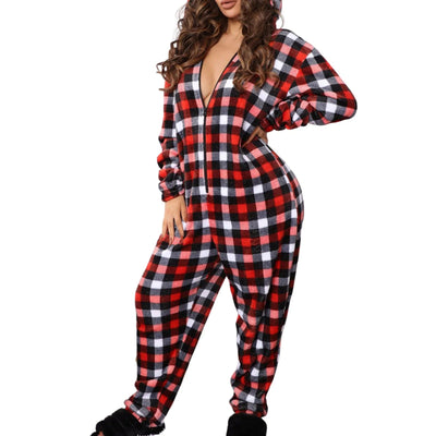 Pamela | Kerst Jumpsuit van fleece