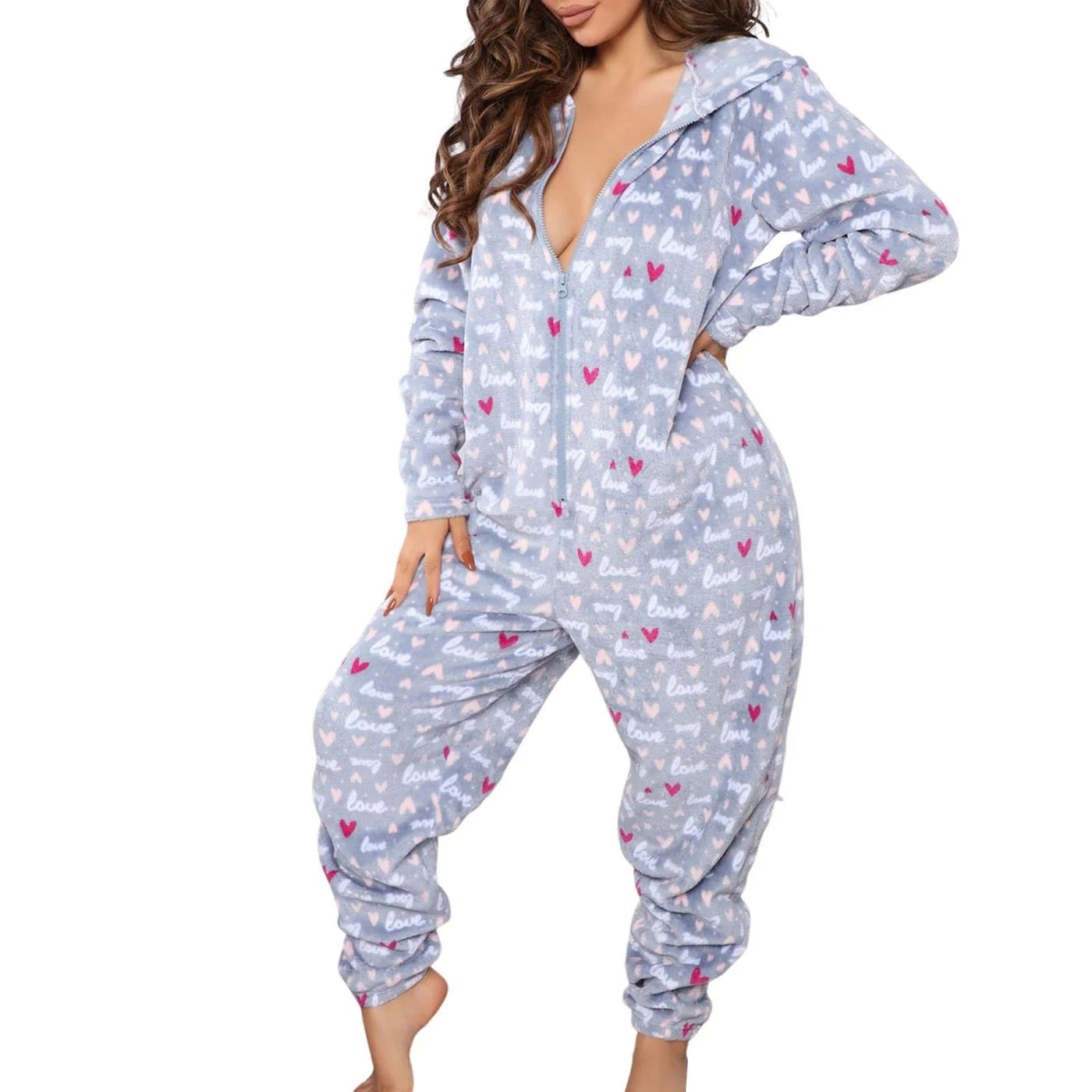 Pamela | Kerst Jumpsuit van fleece