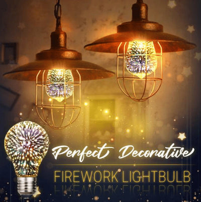 3D Vuurwerk LED Lamp