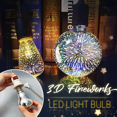 3D Vuurwerk LED Lamp